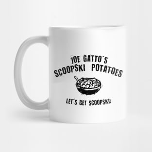 Scoopski Potatoes Black Text Mug